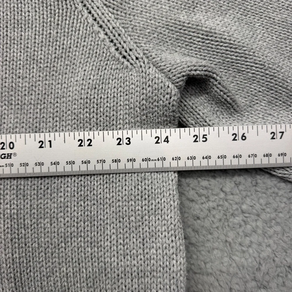 Polo Ralph Lauren Mens XXL Gray Shawl Collar Varsity Spellout Pullover Sweater